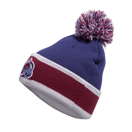 Colorado Avalanche - Team Stripe Cuffed NHL Zimná čiapka
