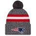New England Patriots - 2023 Sideline Sport Gray NFL Zimná čiapka