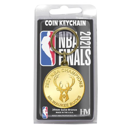Milwaukee Bucks - 2021 Champions Bronze NBA Keychain