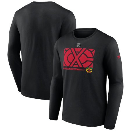 Chicago Blackhawks - Authentic Pro Secondary NHL Long Sleeve T-Shirt