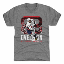 Washington Capitals - Alexander Ovechkin Landmark Gray NHL T-Shirt
