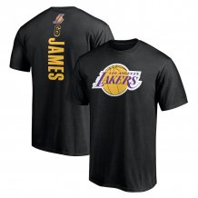 Los Angeles Lakers - LeBron James Playmaker Black NBA Tričko