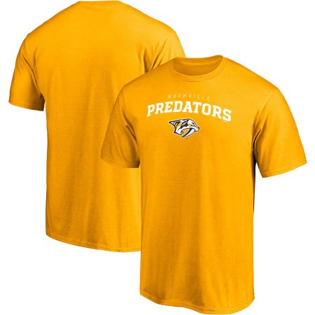 Nashville Predators - Team Logo Lockup NHL Tshirt