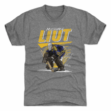 St. Louis Blues - Michael Liut Comet Gray NHL T-Shirt