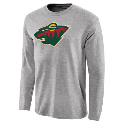Minnesota Wild - Primary Logo NHL Long Sleeve T-shirt