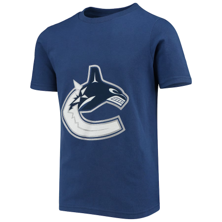 Vancouver Canucks Dětský - Primary Logo Blue NHL Tričko