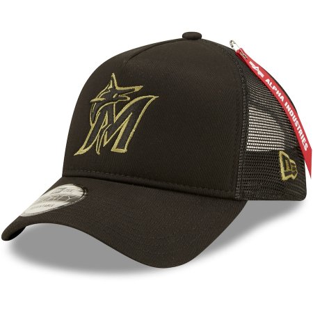 Miami Marlins - Alpha Industries 9FORTY MLB Hat