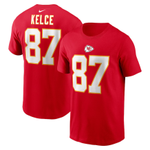 Kansas City Chiefs - Travis Kelce Red NFL T-Shirt