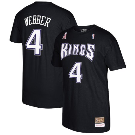 Sacramento Kings - Chris Webber Hardwood Classics Retro NBA T-shirt