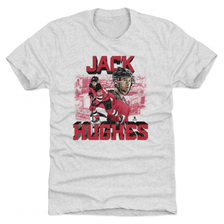New Jersey Devils - Jack Hughes Block NHL T-Shirt