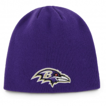 Baltimore Ravens - Secondary Logo Purple NFL Zimná čiapka