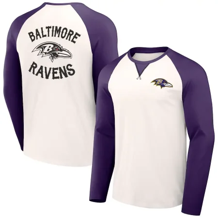 Baltimore Ravens - DR Raglan NFL Tričko s dlouhým rukávem