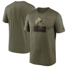 Cleveland Browns - 2021 Salute To Service NFL T-Shirt