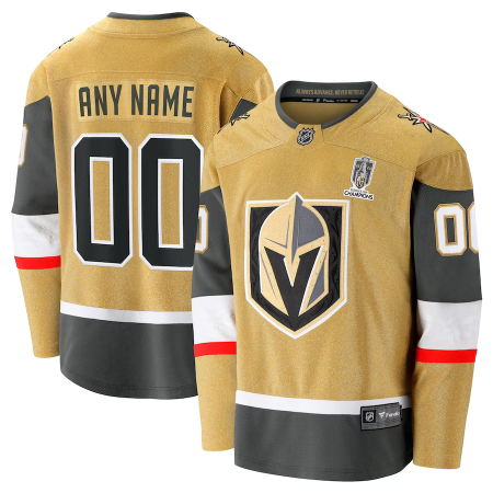 Vegas Golden Knights - 2023 Stanley Cup Champs Breakaway Home NHL Trikot/Name und Nummer