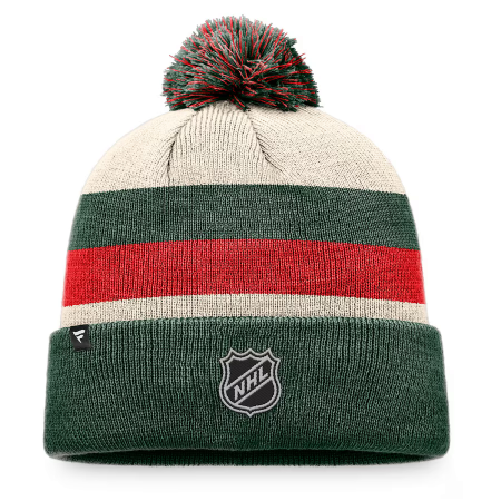 Minnesota Wild - Fundamental Cuffed pom NHL Czapka zimowa