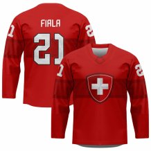 Schweiz - Kevin Fiala Replica Fan Trikot