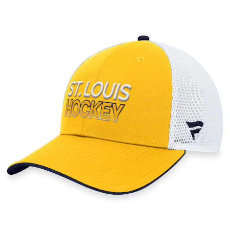 St. Louis Blues - 2023 Authentic Pro Rink Trucker Gold NHL Šiltovka