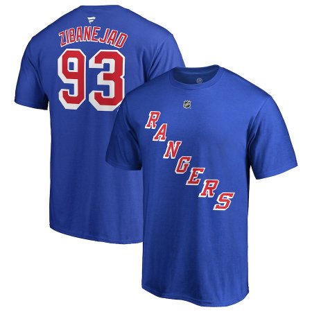 New York Rangers - Mika Zibanejad Stack NHL T-Shirt