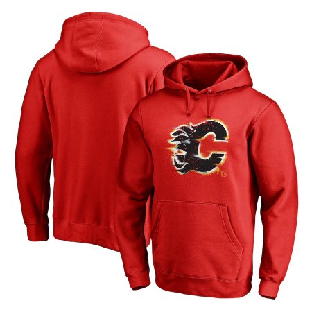Calgary Flames - Splatter Logo NHL Mikina s kapucňou