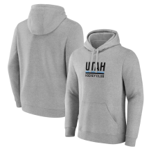 Utah Hockey Club - Draft Logo Gray NHL Bluza s kapturem