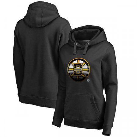Boston Bruins Womens - Midnight Mascot Pullover NHL Hoodie