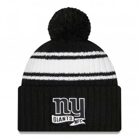 New York Giants - 2022 Sideline Black NFL Zimní čepice
