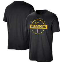 Golden State Warriors - 2025 Authentic Practice Black NBA T-shirt