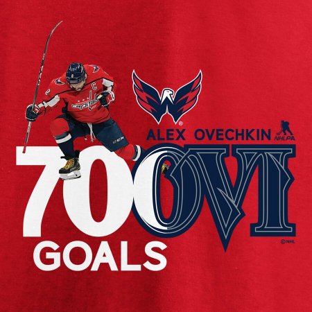 Washington Capitals - Alexander Ovechkin 700 Goals NHL T-Shirt