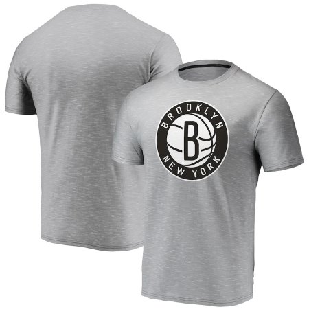 Brooklyn Nets - Primary Logo Gray NBA T-shirt