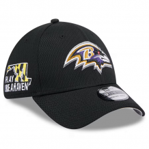 Baltimore Ravens - 2024 Draft Black 39THIRTY NFL Kšiltovka