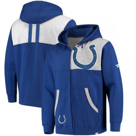 Indianapolis Colts - Iconic Bold Full-Zip NFL Bluza z kapturem