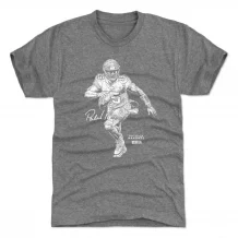 Kansas City Chiefs - Patrick Mahomes Mono Gray NFL T-Shirt