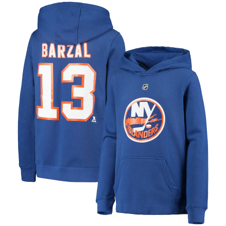New York Islanders Dzieca - Mathew Barzal NHL Bluza z kapturem - Wielkość: XL