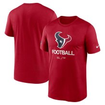 Houston Texans - Infographic Red NFL Tričko
