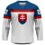 Słowacja - Hockey Fan Jersey Biały/Własne imię i numer