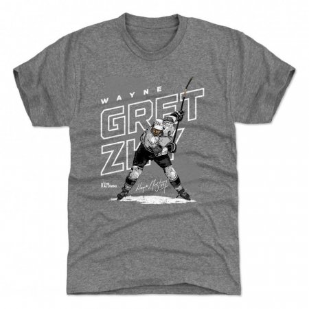 Los Angeles Kings - Wayne Gretzky Player Gray NHL T-Shirt