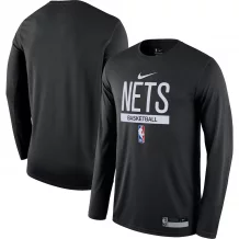 Brooklyn Nets - 2022/23 Practice Legend Black NBA Tričko s dlhým rukávom