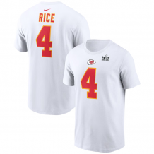 Kansas City Chiefs - Rashee Rice Super Bowl LVIII NFL T-Shirt