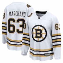 Boston Bruins - Brad Marchand 100th Anniversary Breakaway Away NHL Trikot