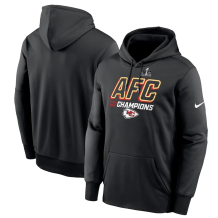 Kansas City Chiefs - 2023 AFC Champs Iconic NFL Bluza z kapturem