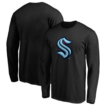Seattle Kraken - Primary Logo NHL Long Sleeve T-Shirt - Größe: S/USA=M/EU