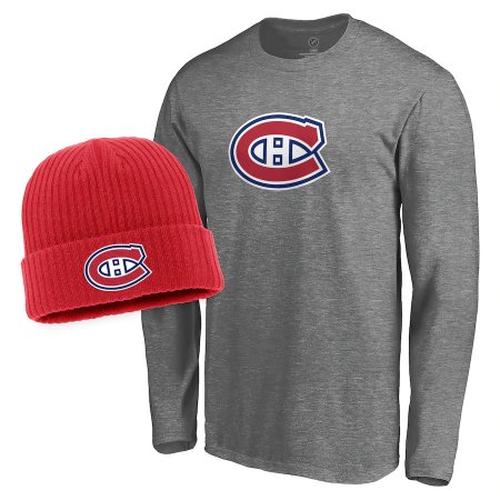 Montreal Canadiens - T-Shirt + Knit Hat NHL Set