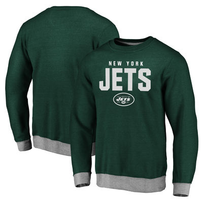 New York Jets - Pro Line Team Essentials Elevation Clean Color Crew NFL Sweatshirt