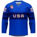 USA - 2022 Hokejový Replica Fan Dres Royal/Vlastní jméno a číslo