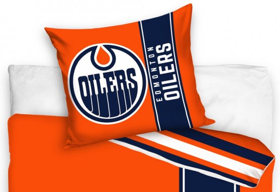 Edmonton Oilers - Belt Stripe NHL Bedsheets