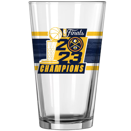 Denver Nuggets - 2023 Champions Pint NBA Glass