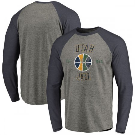 Utah Jazz - Heritage Raglan NBA Koszulka z długim rękawem