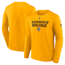Boston Bruins - 2024 Authentic Pro Core Gold NHL Langärmlige Shirt