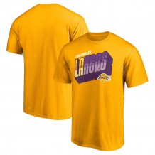 Los Angeles Lakers - Hometown Dropshadow Beach NBA T-shirt
