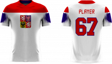 Czech Republic Youth - 2018 Sublimated Fan T-Shirt with Name and Number